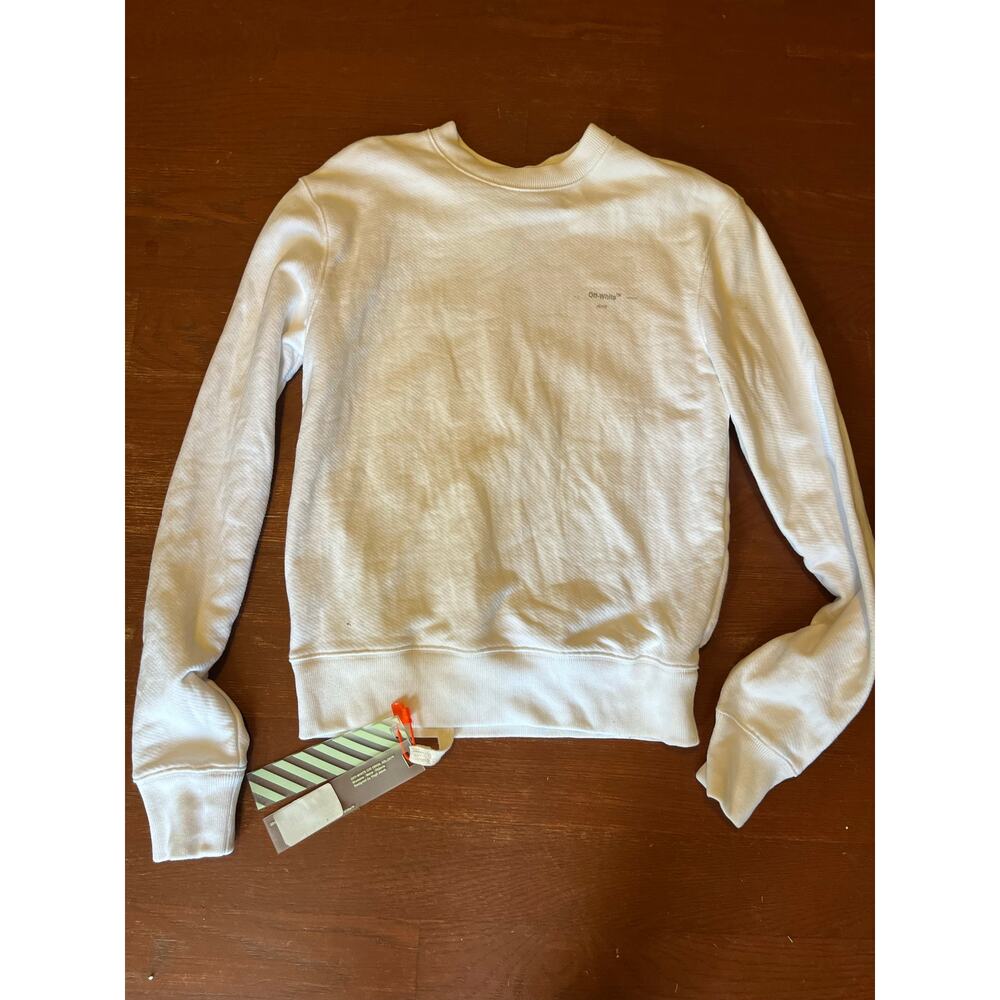 Off White Crewneck Sweatshirt